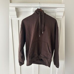 Arket Dark Brown Hoodie